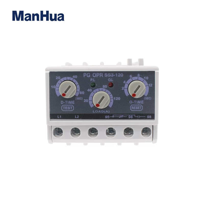 PG OPR SS3-120 10-120A Electronic overload relay motor protector heat overload relay
