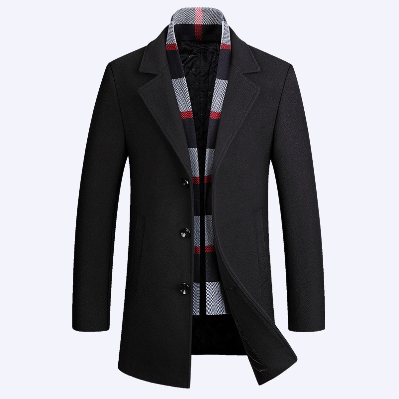 2022 Autumn and Winter New Style Woolen Coat for Men, Short Style, Woolen Coat, Slim Fit, Business Casual