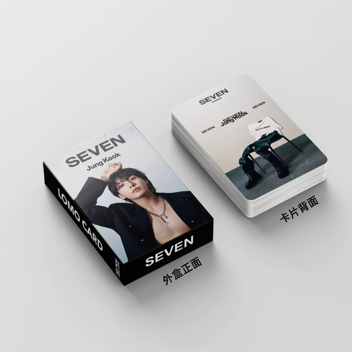 Кросс-border специальная поставка карт 55 BT JUNGKOOK SEVEN звезда KPOP периферия ЛОМО маленькие карточки