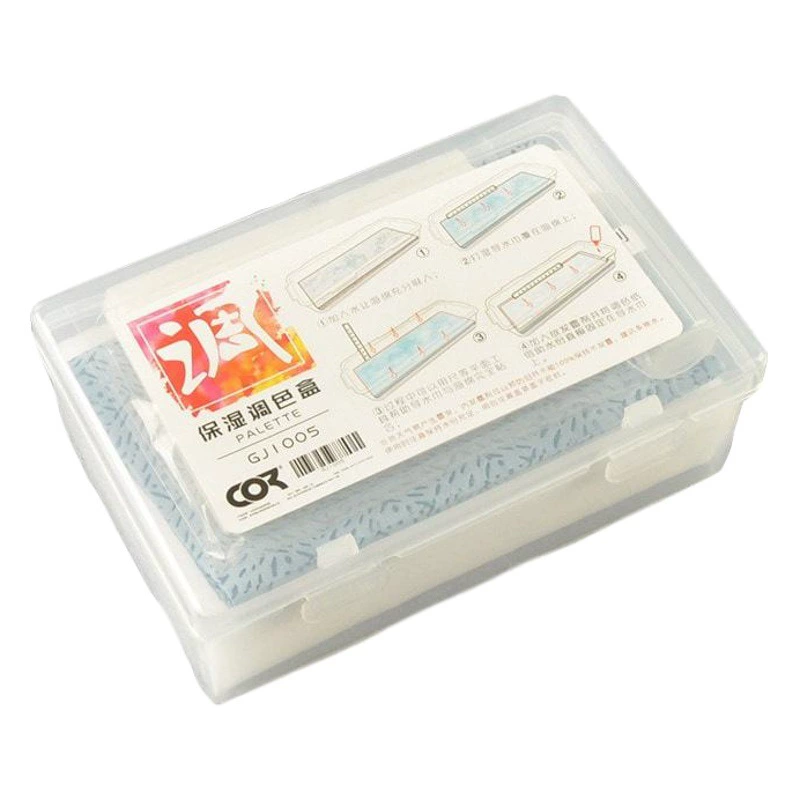 Модель Ручная окраска DIY инструмент влажная пластина краска на водной основе ручка для рисования палитра акриловая краска ручная роспись увлажняющая коробка