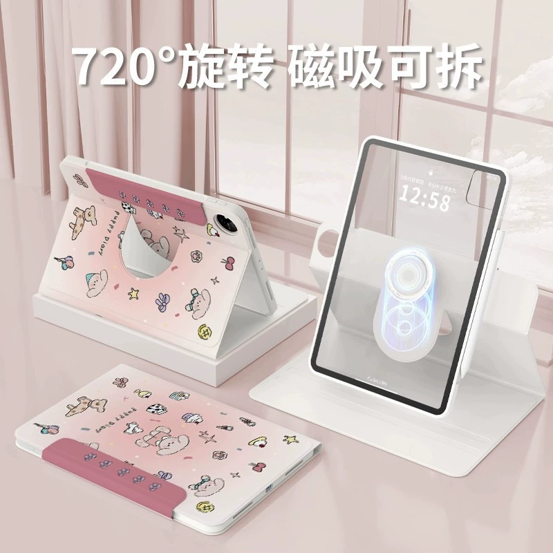Подходит для защитного чехла для планшета Huawei Lenovo Xiaoxin Pad2025, вращающегося чехла iQOOPad5Pro OPPO4Pro