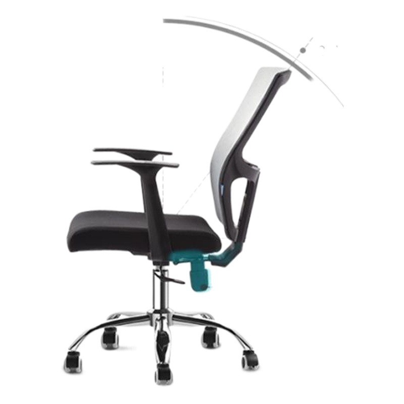 Silla de oficina del fabricante, silla de oficina, silla de personal con malla transpirable, silla giratoria reclinable cómoda y moderna para uso doméstico.