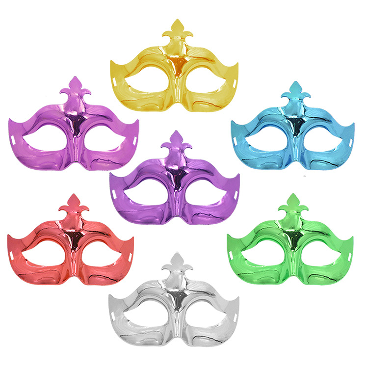 Máscaras de flecha galvanizadas transfronterizas de mitad de cara Halloween para adultos máscaras de fiesta de carnaval props al por mayor TK