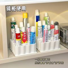 药膏硅胶置物架波浪笔架眉笔化妆护肤软膏桌面分格立式收纳盒批发