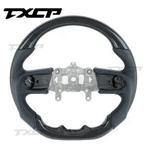 Jeep Wrangler 18-22 üçün karbon lifli deşikli dəri sükan