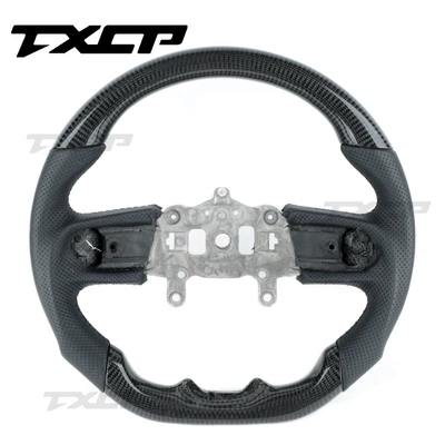 Suitable for 18-22 Jeep Jeep Wrangler Modified and Upgraded Carbon Fiber Perforated Leather Steering Wheel Steering Wheel