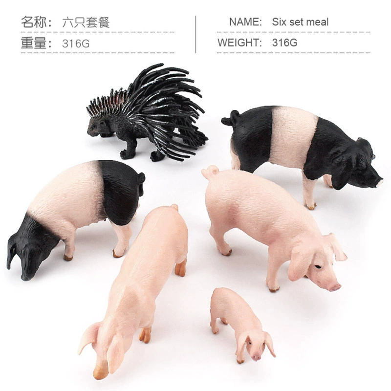 Реалистичная твердопластиковая животная модель, игрушка