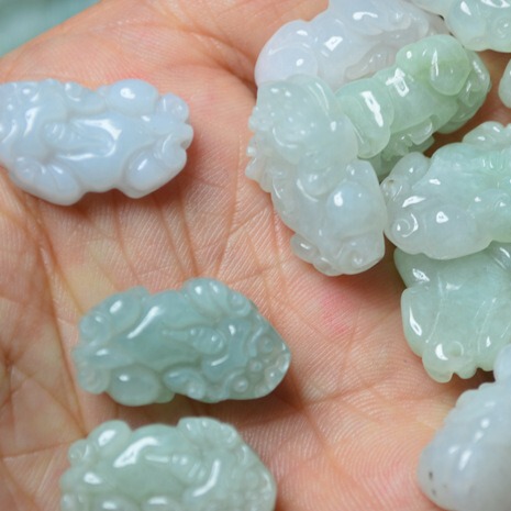 Factory Direct sales Myanmar natural Jade A goods light color small jade bracelet waist chain jewelry handmade Jade Factory Direct sales Myanmar natural Jade A goods light color small jade bracelet waist chain jewelry handmade Jade