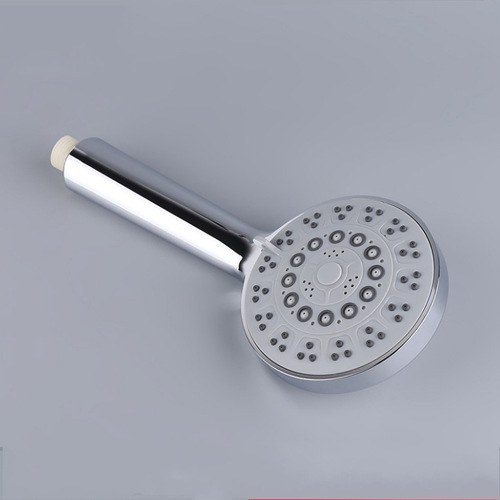 Wholesale new material electroplated shower head handheld booster shower set hotel home bath shower head
