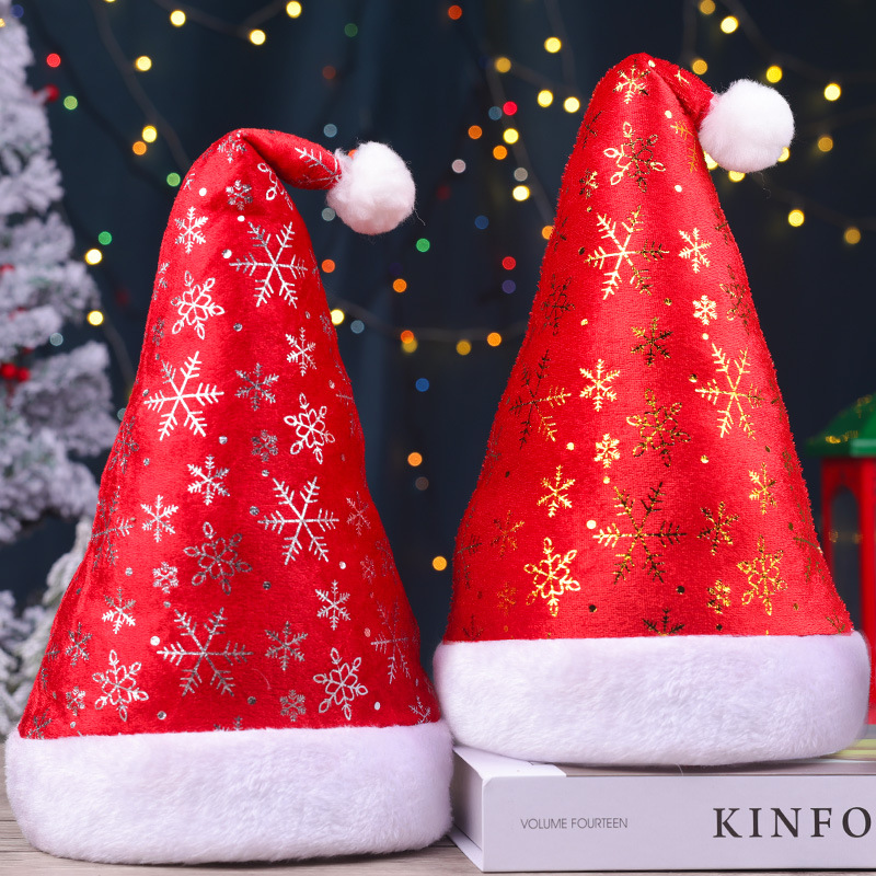 Home & Tuin Kerstmuts Kerstman Decoraties Cadeau Hoofdtooi Kleuterschool Kindercadeau Pluche Volwassene Verkleedkleren_voghion.com