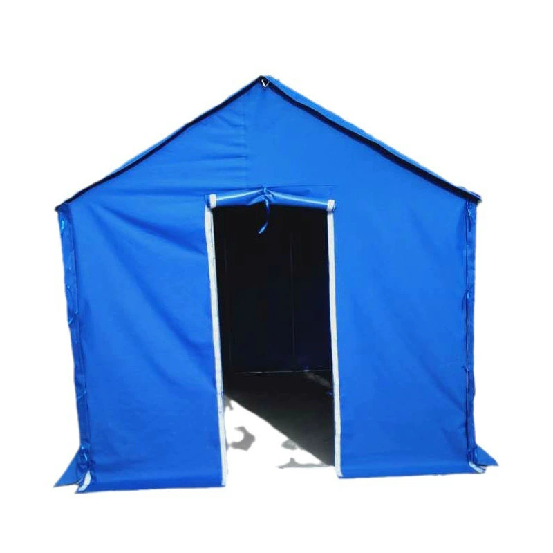 Аварийно-спасательные работы при стихийных бедствиях 36 ㎡ Одноместная палатка с оцинкованной круглой трубчатой конструкцией, временное укрытие для командования и спасательных работ при стихийных бедствиях