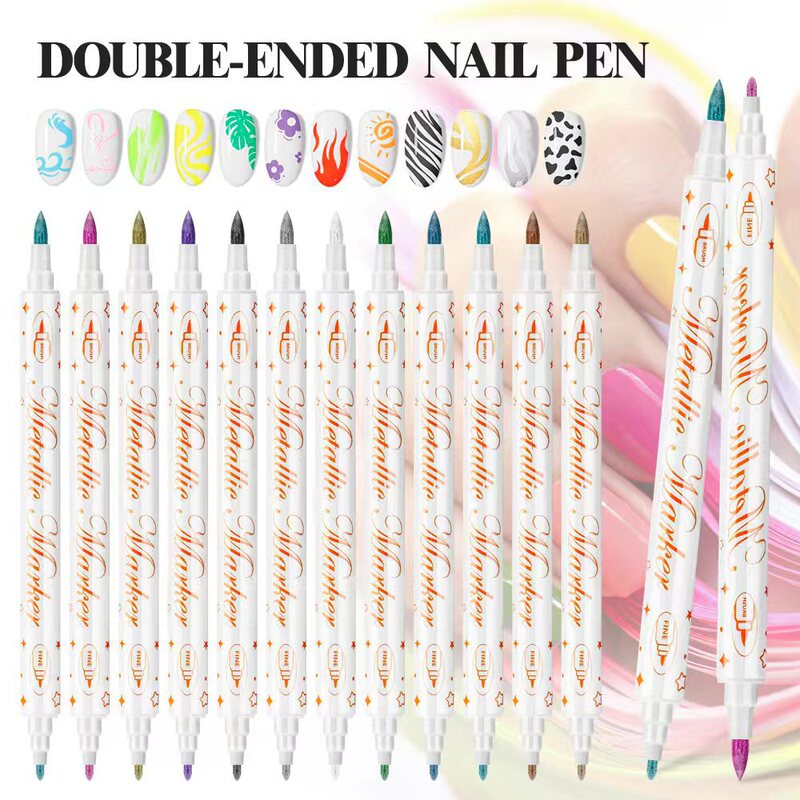 Cross-border Explosions Nail Painting Graffiti Pen DIY Nail Painting Color Nail Painting Pen Acrylic Marker Pen Cross-border Explosions Nail Painting Graffiti Pen DIY Nail Painting Color Nail Painting Pen Acrylic Marker Pen
