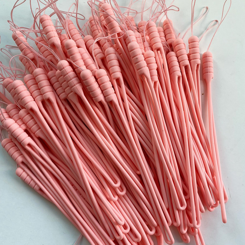 En stock al por mayor de teléfono móvil lanyard Speaker U disco auricular caja taza de agua Cordón de silicona líquida corta cuerda de mano de ventilador pequeño