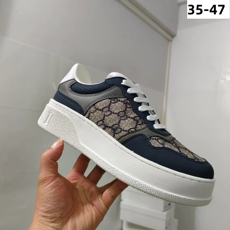 Высокие версии бисквитные туфли женские толстые подошвы G домой маленькие белые туфли женские ретро увеличенные повседневные спортивные туфли мужские и женские туфли