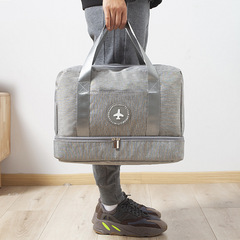 Wet and Dry Separation Swim Bag Waterproof Beach Bag Shoe Bag Swimsuit Storage Shower Bag Fitness Bathrobe Bag