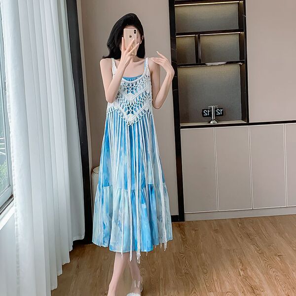 Blue dress from Yunnan province