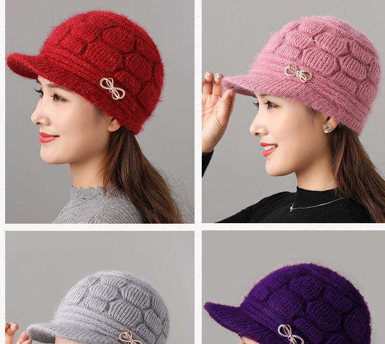 Warm Knitted Mom Hat