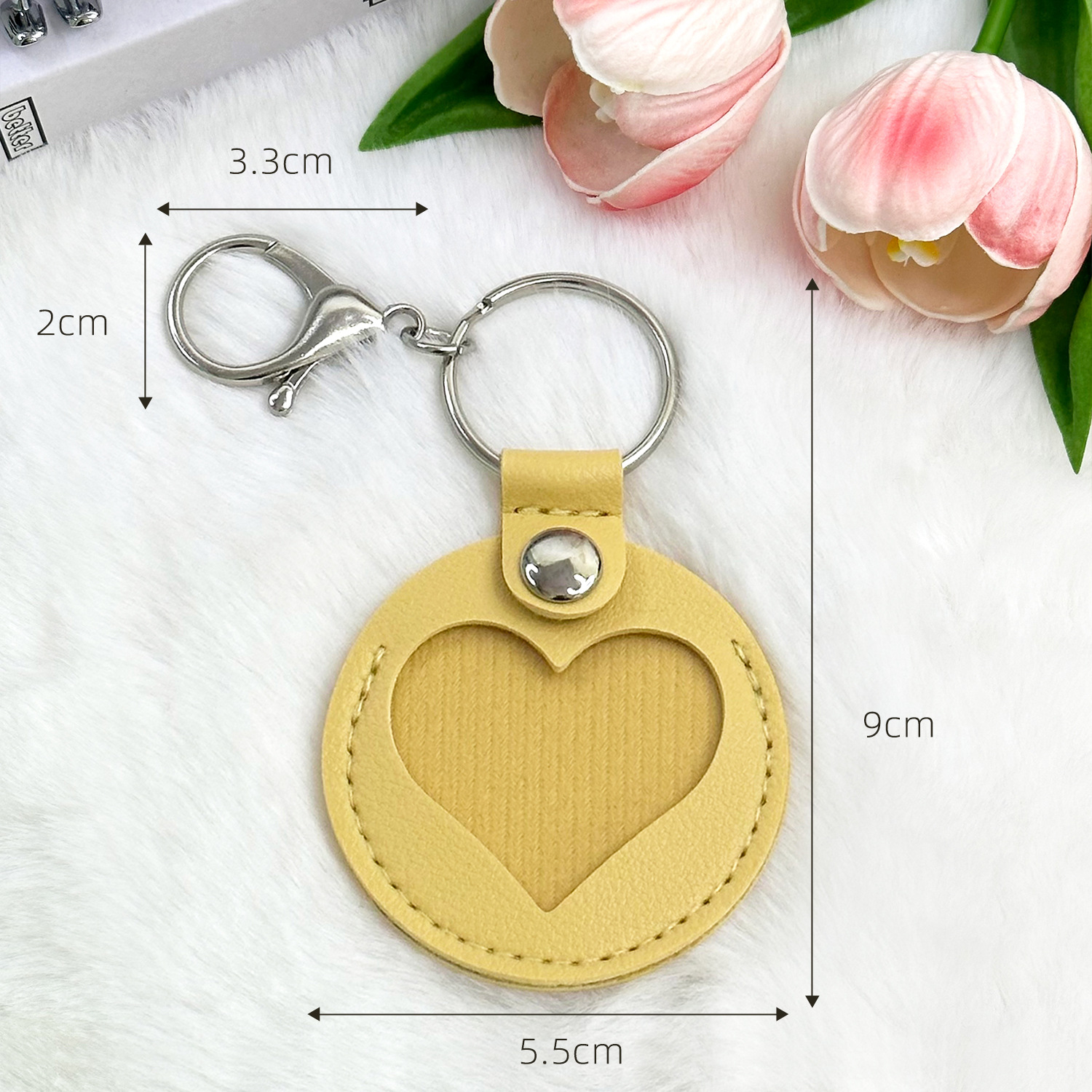 Cuero mascota cabello foto conmemorativo llavero bolsa de almacenamiento de piel gato y perro colgante conmemorativo bolsa colgante