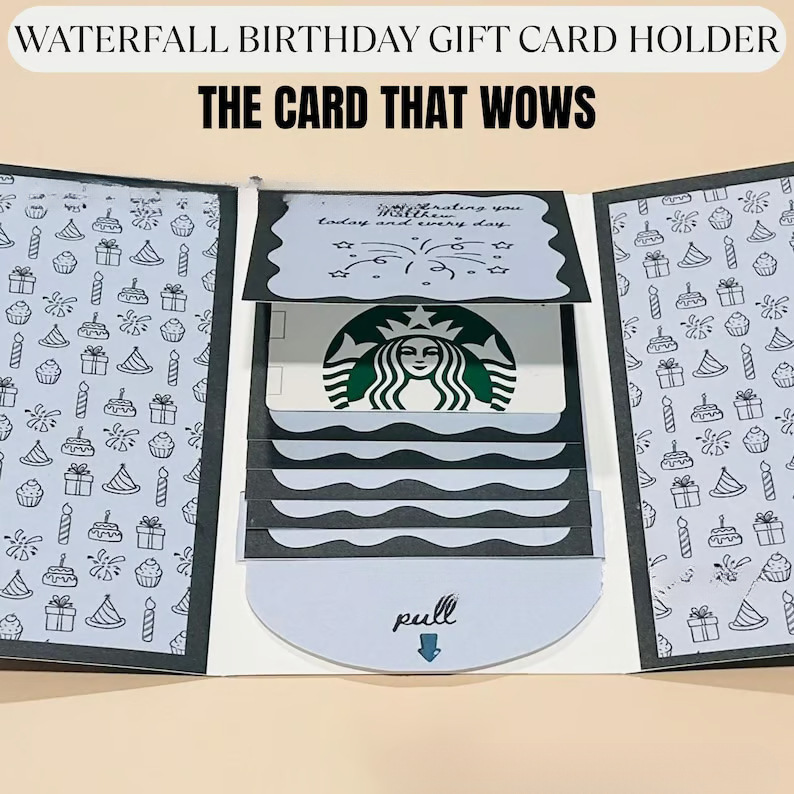跨境Christmas Gift Card Holder Book圣诞礼品卡册节日惊喜|undefined