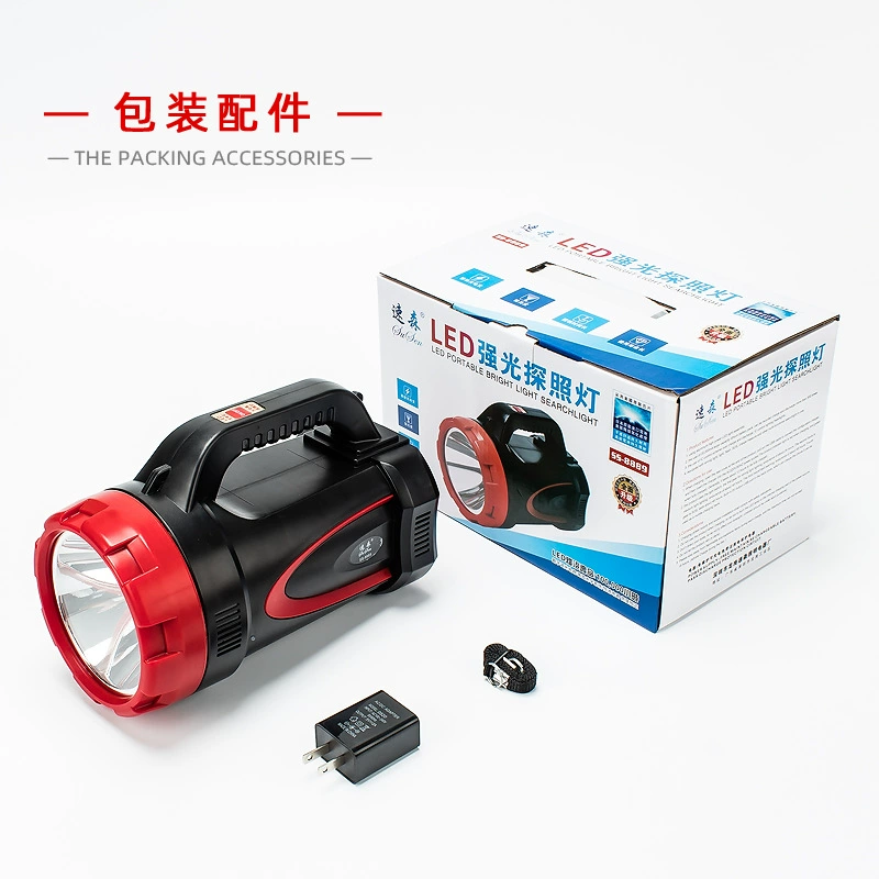Сильный свет прожектор высокой мощности USB зарядка большой портативный фонарик Поддержка мобильного телефона Зарядка открытый патруль исследование пещеры