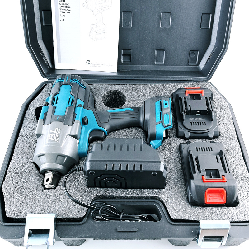 Llave de Impacto Eléctrica Recargable para Reparación Automotriz
