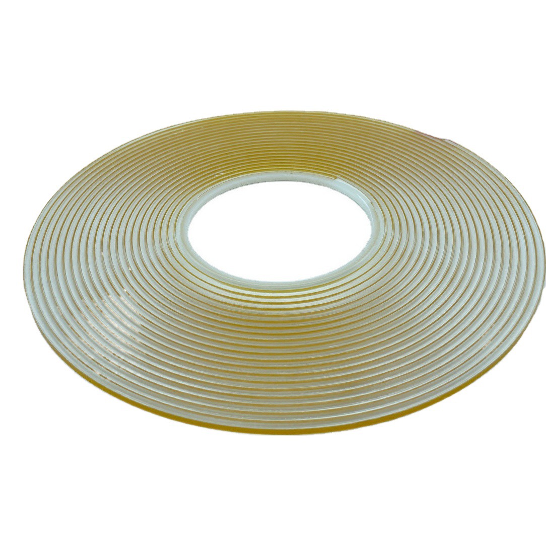 Ranura de tarjeta acrílica impermeable de alta viscosidad, tira de goma dura, caja transparente, ranura especial para borde espaciado, cinta de doble cara sin costuras