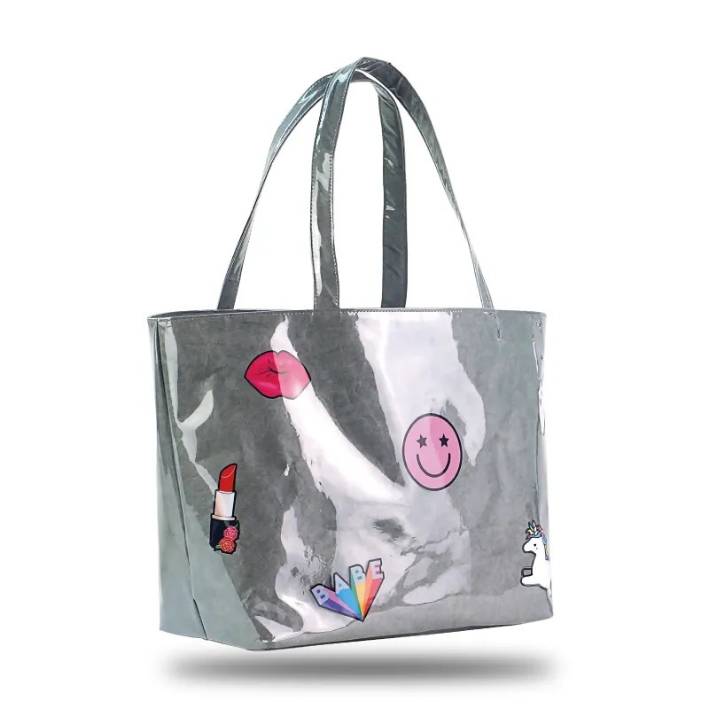 fashionable linen bag PVC