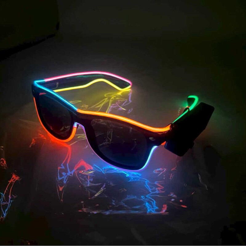 Cross-Border Hot Selling Led Luminous Glasses Voice Controlled Bar Party Music Nightclub Atmosphere Supplies Neon Glasses Cross-Border Hot Selling Led Luminous Glasses Voice Controlled Bar Party Music Nightclub Atmosphere Supplies Neon Glasses