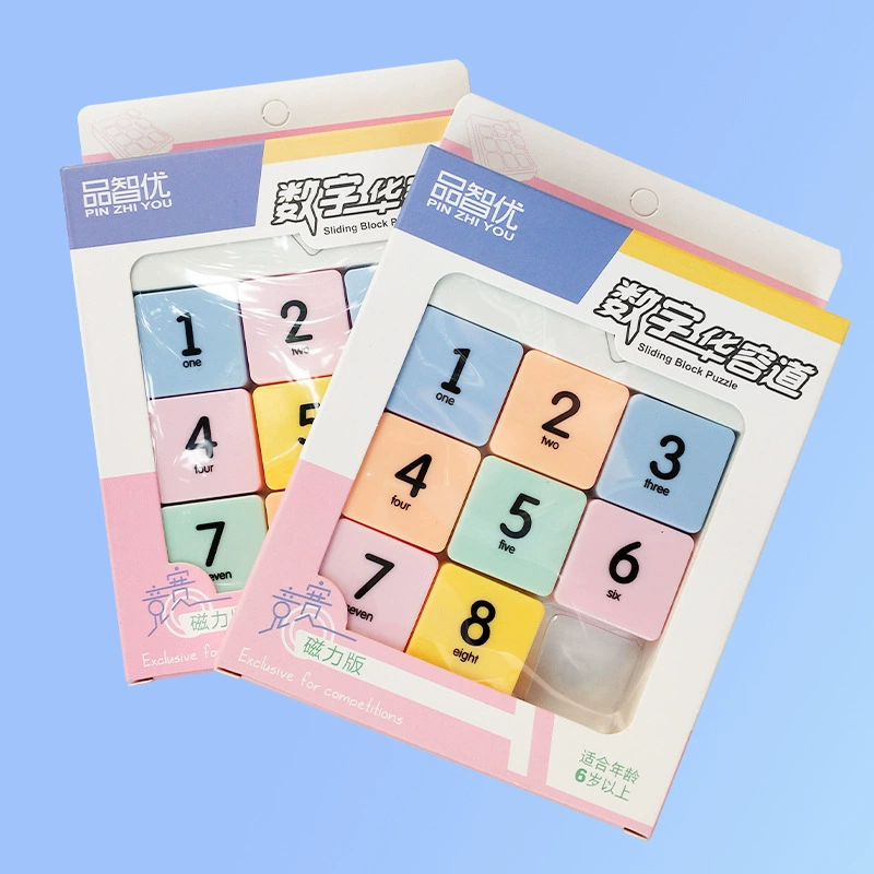 Amusing digital Fifteen game, brainteaser for elementary school students for competitions, magnetic toy, Huarun, wholesale