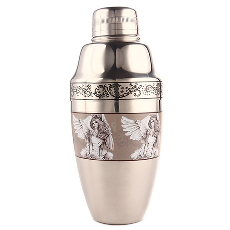 304 Acero inoxidable agitador americano Boston Shaker traje Barón Shaker Comercio exterior transfronterizo