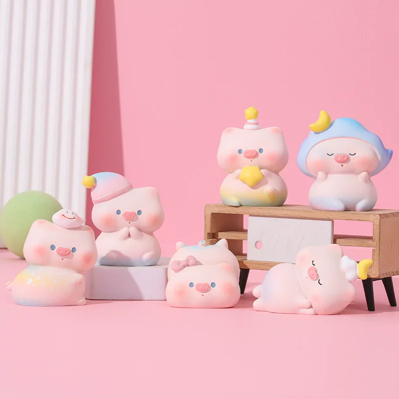 Big minifigure, doll, table accessory, pig, Birthday gift