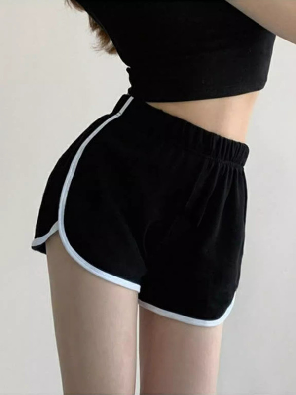 Hot Girl Sports Shorts Women's Summer Outer Wear High-Waisted Yoga Fitness Shorts Home Pajamas Casual Wide-Leg Hot Pants