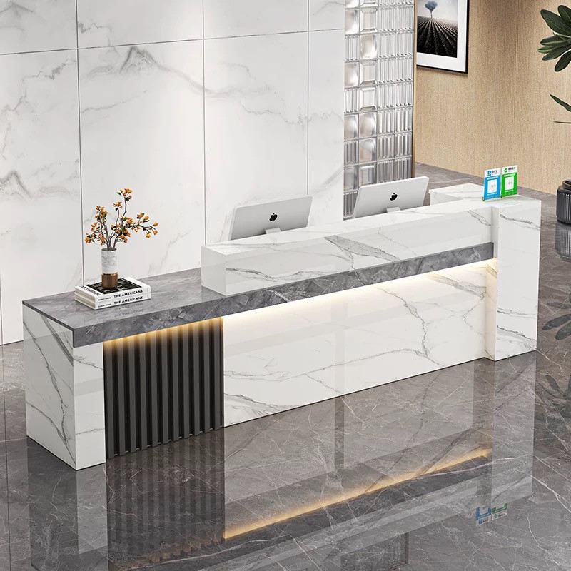 Cashier Counter Bar New Chinese Company Front Desk Counter Clothing Store Beauty Salon Simple Modern Light Luxury Reception Desk Cashier Counter Bar New Chinese Company Front Desk Counter Clothing Store Beauty Salon Simple Modern Light Luxury Reception Desk