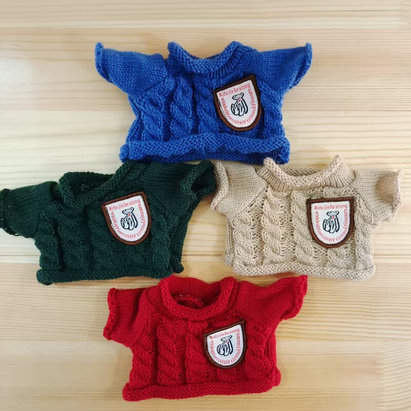 New 30cm Toy Doll Clothes Accessories Hyaluronic Acid Duck Lamb Bear Cotton Doll Doll Sweater