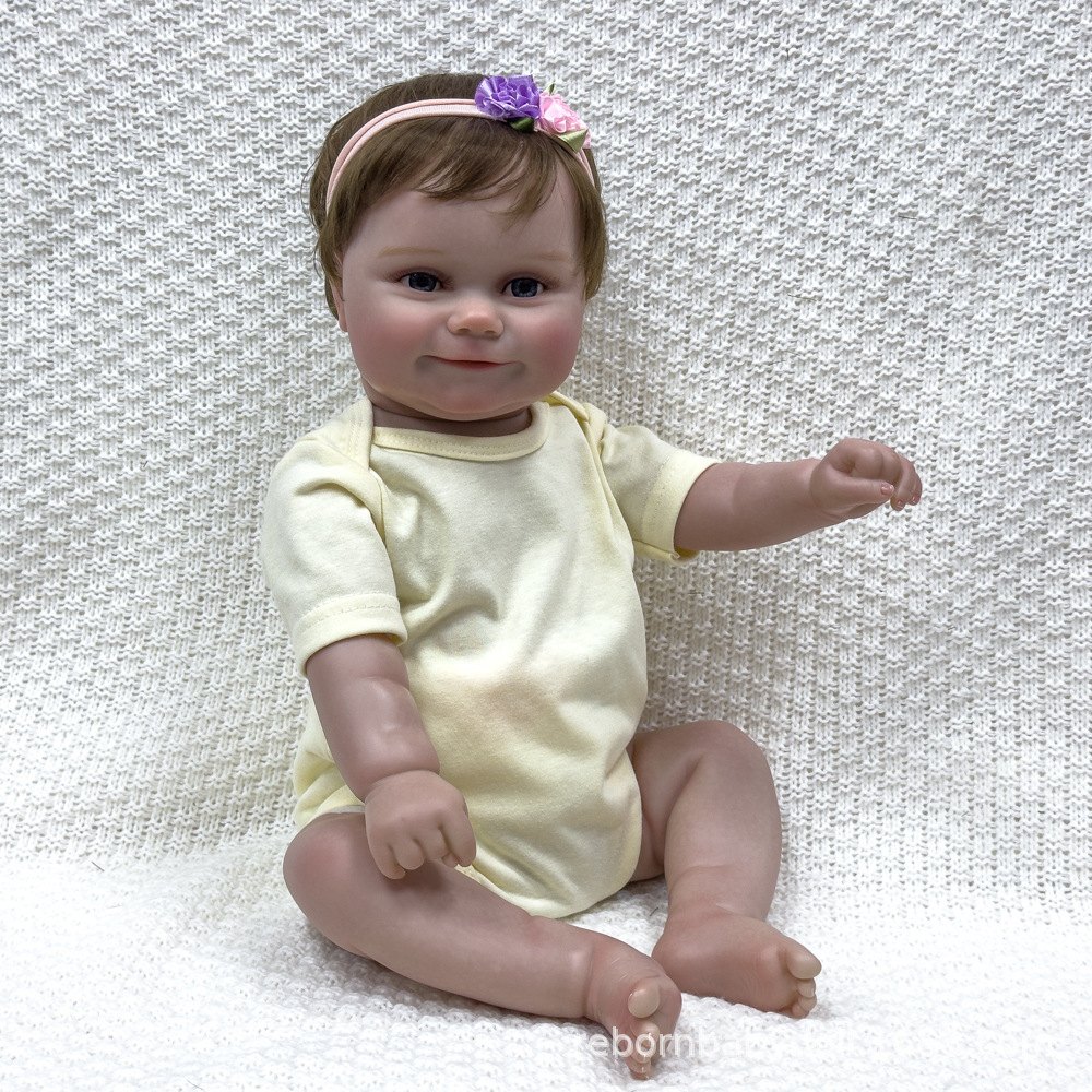 18-inch rebirth doll Maddie blue veins and blood visible lifelike simulation baby cross-border exclusive