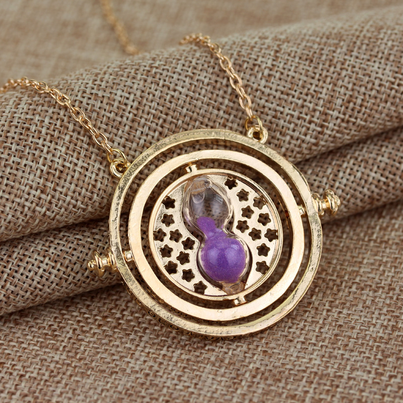 Fashion Round Alloy Plating Unisex Pendant Necklace 1 Piece