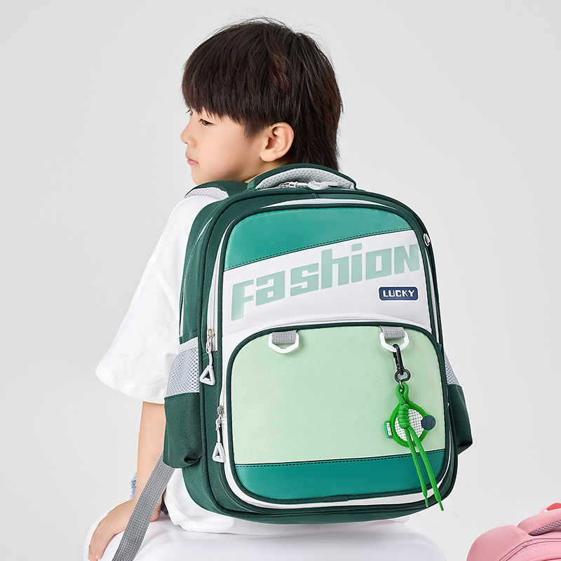 Mochila infantil con letras de moda, mochila multicapa para niños y niñas, mochila de alta capacidad, mochila escolar