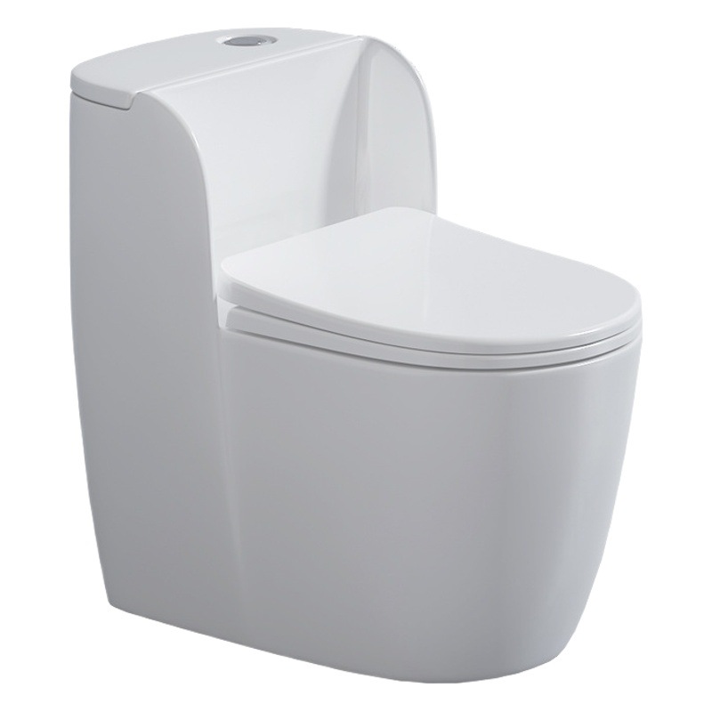 Nuevo Hogar personalizado interior anti-bloqueo de una sola pieza piso fila ultra-alto sifón moderno simple baño redondo al por mayor