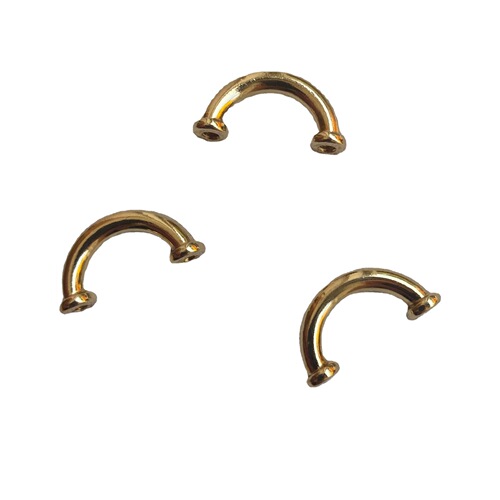 Factory direct sales metal handle arch bridge hardware accessories semicircular arch bridge u-shaped phone buckle diy handle metal buckle