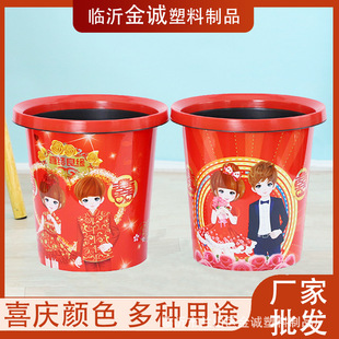 Wholesale festive wedding thickened pressure ring trash can home home home embarrassment accompany Dowry wedding marriage event wedding