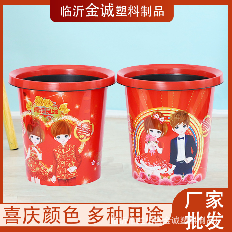 Wholesale festive wedding thickened pressure ring trash can home home home embarrassment accompany Dowry wedding marriage event wedding