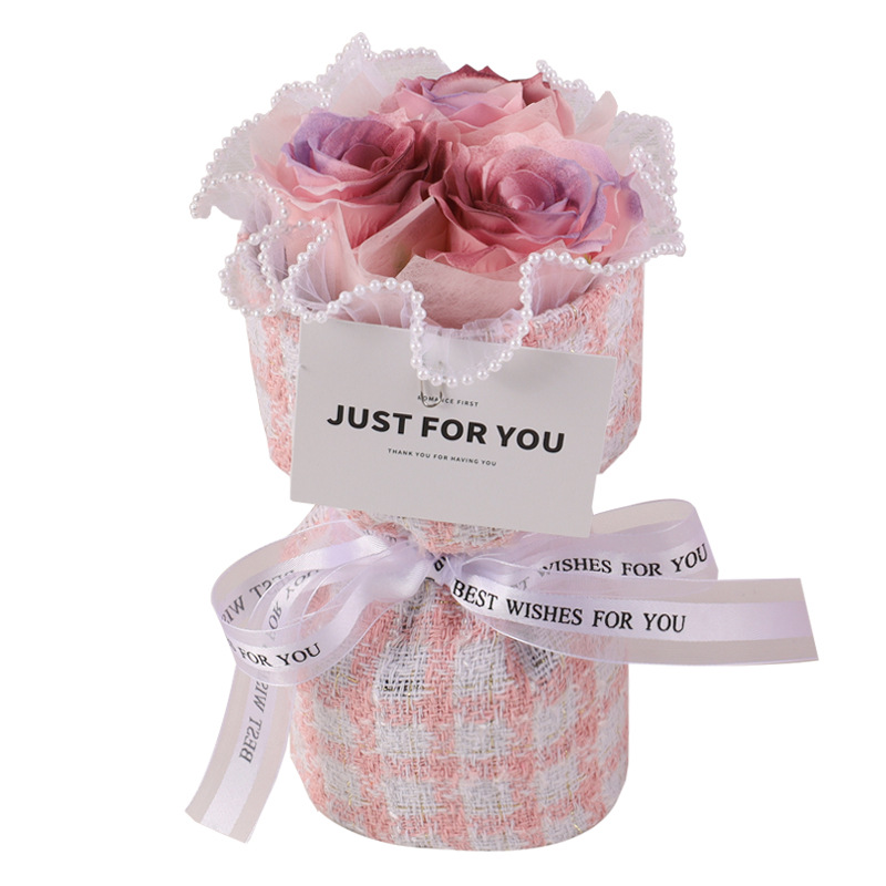 Festival Gifts Christmas Send Girlfriend Rose Flower Bouquet Valentine's Day Gift Soap Bouquet Small Fragrance Birthday Gift Finished Product Gift_voghion.com