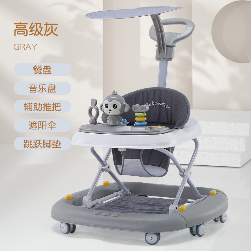 Caminillo para bebés con piernas anti-o, carro multifuncional anti-side, carro para bebés que se pueden sentar y empujar para conducir