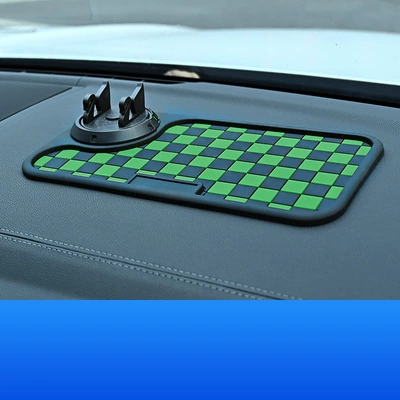 car accessories instrument panel decorations | Anti-slip mat - black-and-green-with-stand