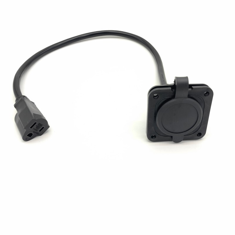 125 Volt Ac Power Cord Port Plug 15 Amp Power Socket Outdoor Enclosed Trailer Accessories 125 Volt Ac Power Cord Port Plug 15 Amp Power Socket Outdoor Enclosed Trailer Accessories