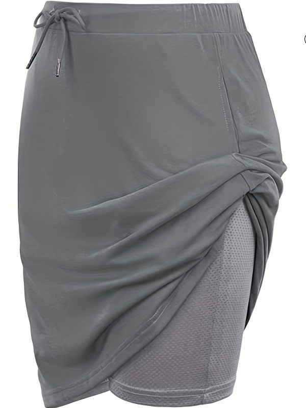 N 38130 Elastic Knee-Length Sport Skirt