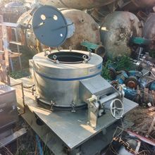 二手衬哈拉密闭离心机 二手全翻盖平板密闭离心机 不锈钢离心机