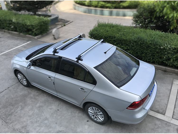Car Universal Luggage Rack Crossbar Aluminum Alloy Car MPV Pickup Load Roof Rack Beam Travel Rack Storage Cargo