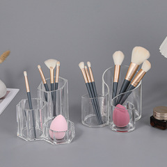 化妝刷桶眉筆置物架美妝刷子化妝品桌面收納桶畫筆筆刷彩筆插式桶