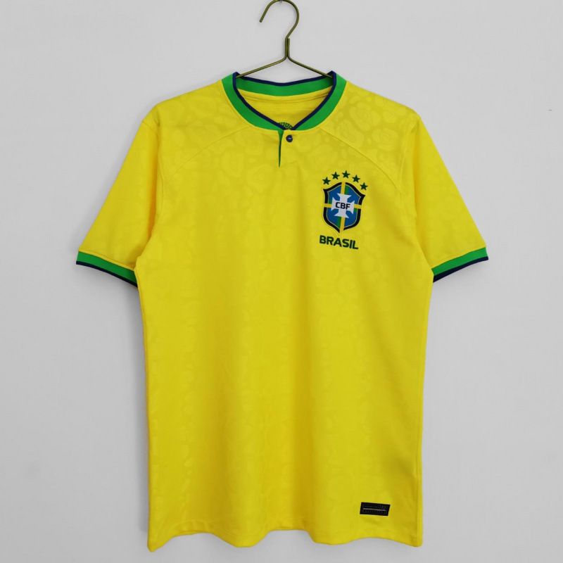 Colección de fútbol retro popular Argentina Alemania Inglaterra Brasil Copa Mundial de fútbol de manga corta